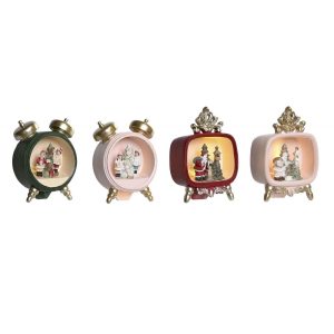 réveil ou TV figurine scene de noël