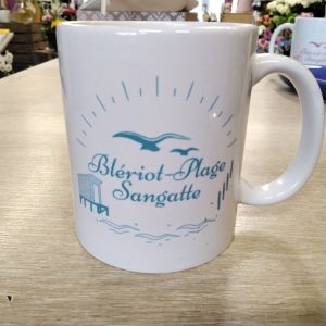 Tasse mug Blériot Sangatte bleu