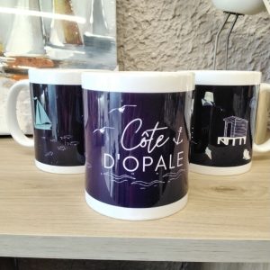 Tasse mug côté d'opale