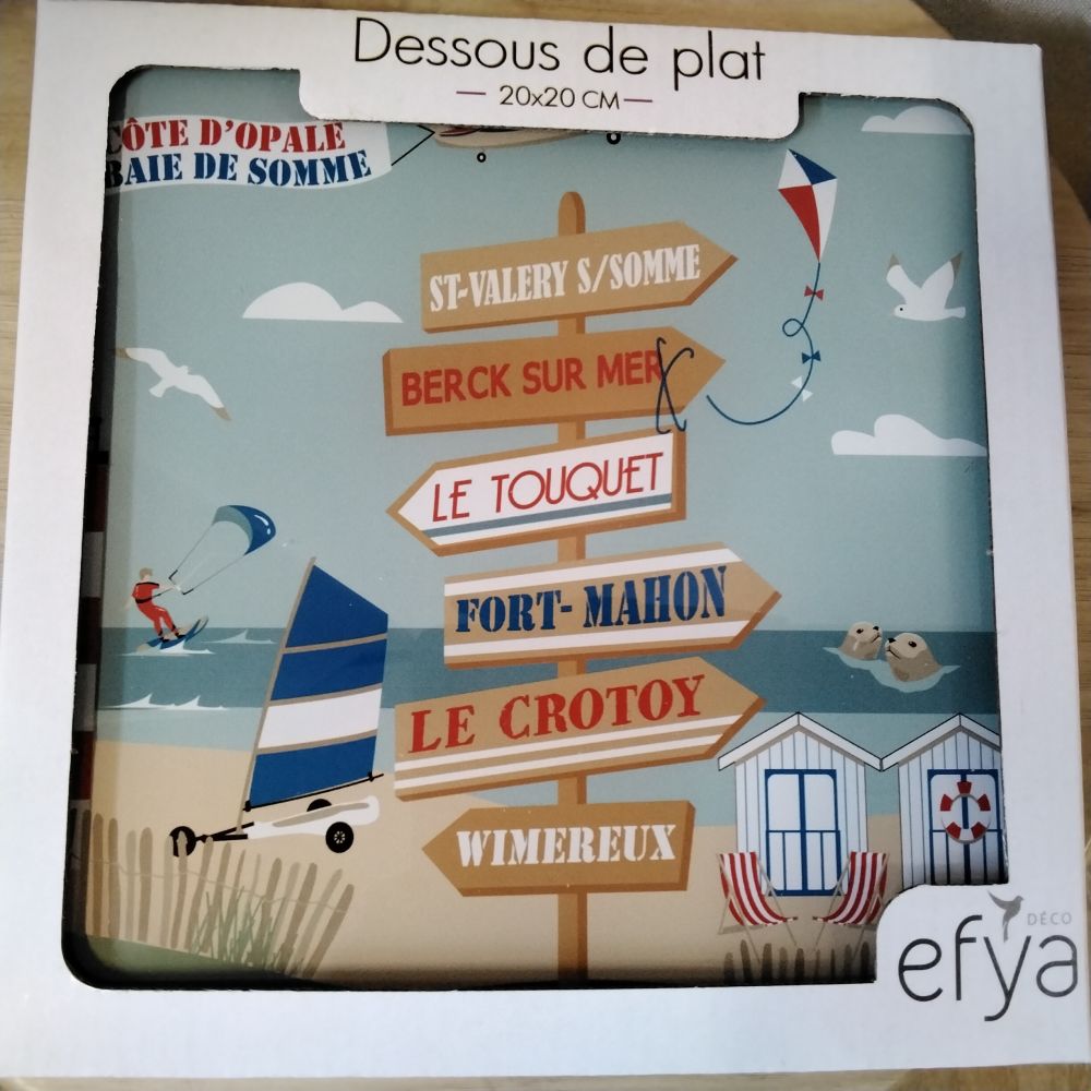 Dessous de plat région cote d'ople