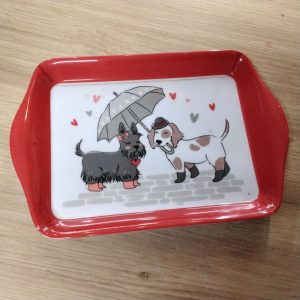 Plateau chien parapluie