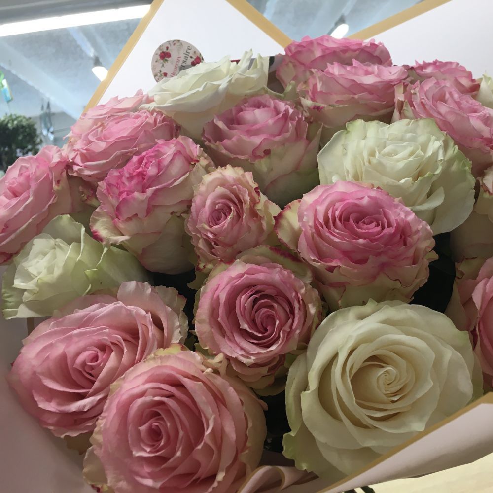 Bouquet de rose Blanche et rose