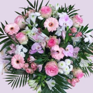 Coussin Opaline Rose