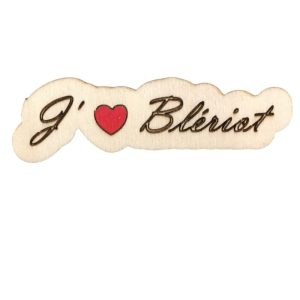 Magnet en bois Blériot