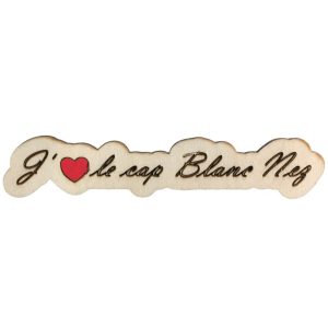magnet en bois cap blanc nez