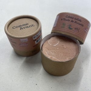 Crème solide à l’huile de noisette.  V2