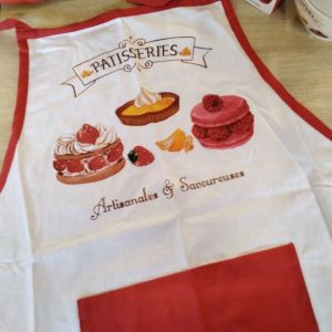 Tablier de cuisine pâtisserie pastry
