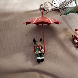 Ressort parapluie père Noël/renne