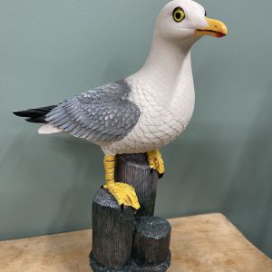 mouette sur pilotis