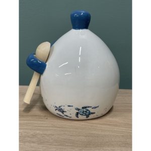 pot à sel avec sa cuillere tortue kempy