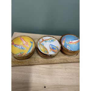 set 3 ramequin sardine
