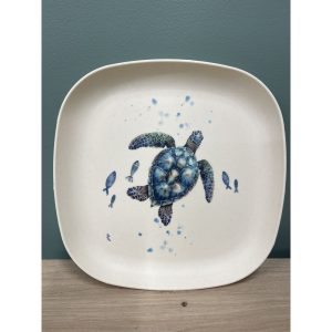 assiette carré tortue kempy