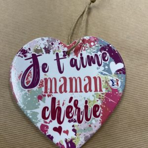 Coeur à suspendre Maman chérie
