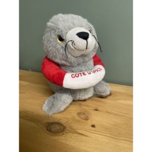 Peluche phoque bouée cote d'opale