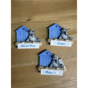 Magnet panneau phoque chalet