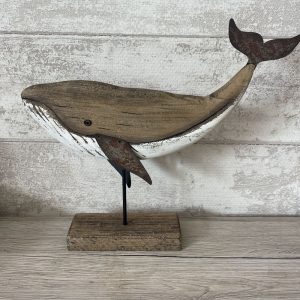 Baleine en bois naturel