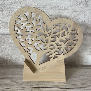 Coeur Arbre de vie en bois