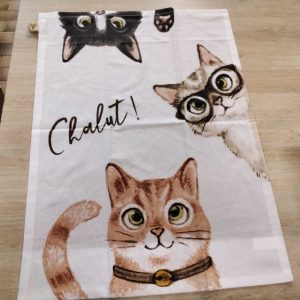 Torchon chat chalut