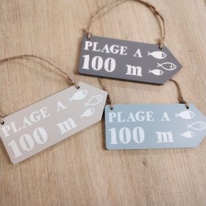 Panneau Plage à 100m